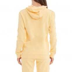 Kappa US Women 222 Banda Thebundaberg Hoodie - Light Yellow White