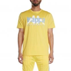 Kappa US Men Authentic Vanguard T-Shirt - Yellow Sand