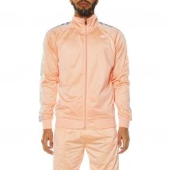 Kappa US Men 222 Banda Dullo 2 Track Jacket - Peach