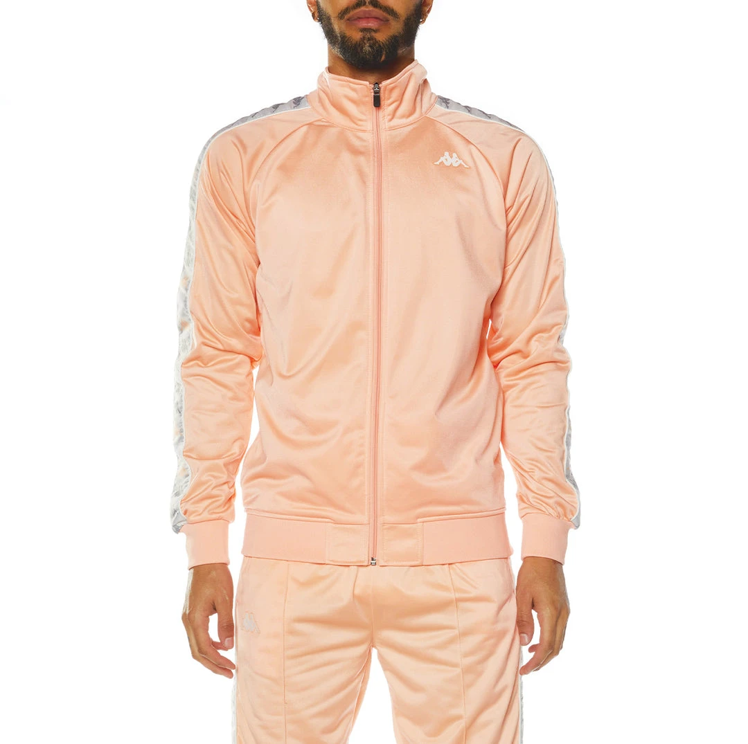 Kappa US Men 222 Banda Dullo 2 Track Jacket - Peach 3 Kappa US Men 222 Banda Dullo 2 Track Jacket - Peach