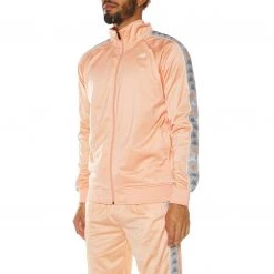 Kappa US Men 222 Banda Dullo 2 Track Jacket - Peach