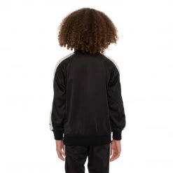 Kappa US Kids 222 Banda Dullo 2 Track Jacket - Black Smoke