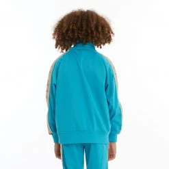 Kappa US Kids 222 Banda Dullo 2 Track Jacket - Dark Aqua