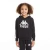 Kappa US Kids 222 Banda Hurtado 4 Hoodie - Black Smoke 1 Kappa US Kids 222 Banda Hurtado 4 Hoodie - Black Smoke