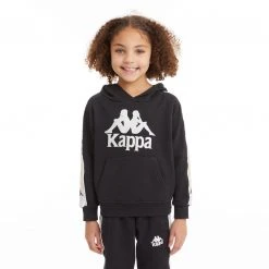 Kappa US Kids 222 Banda Hurtado 4 Hoodie - Black Smoke