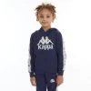 Kappa US Kids 222 Banda Hurtado 4 Hoodie - Navy