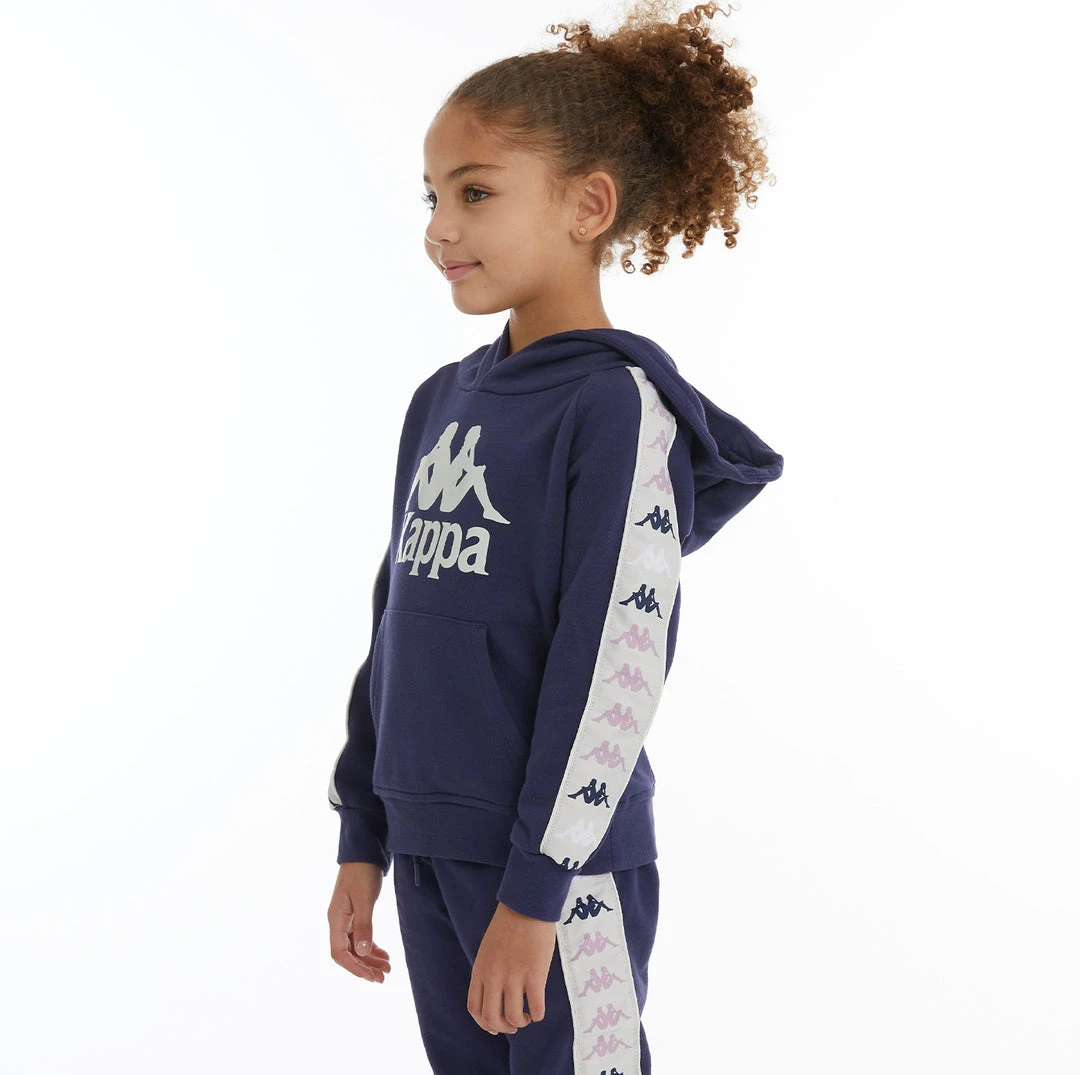 Kappa US Kids 222 Banda Hurtado 4 Hoodie - Navy 4 Kappa US Kids 222 Banda Hurtado 4 Hoodie - Navy