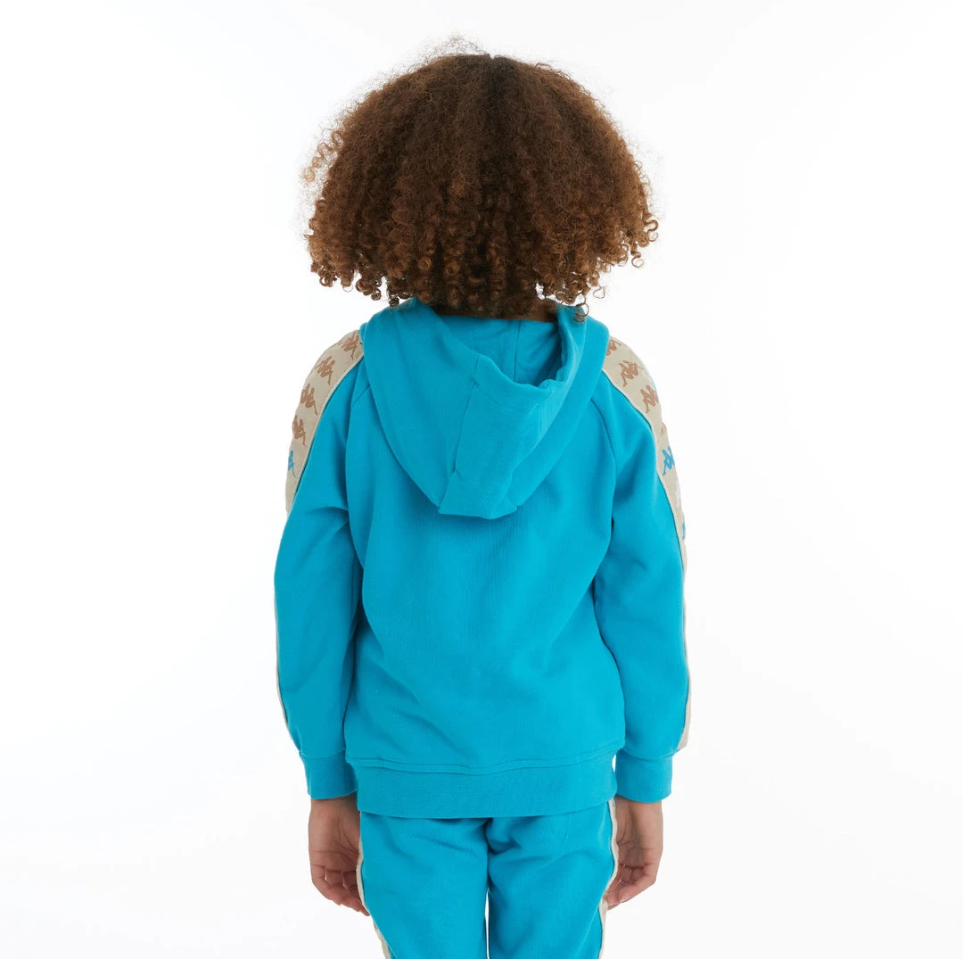 Kappa US Kids 222 Banda Hurtado 4 Hoodie - Dark Aqua 6 Kappa US Kids 222 Banda Hurtado 4 Hoodie - Dark Aqua