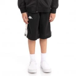 Kappa US Kids 222 Banda Treadwellzin 2 Shorts - Black Smoke