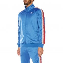 Kappa US Logo Tape Dartem Track Jacket - Blue Men