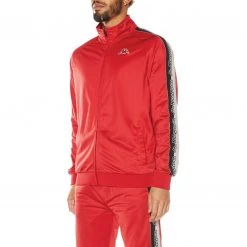Kappa US Logo Tape Dartem Track Jacket - Red Men