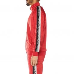 Kappa US Logo Tape Dartem Track Jacket - Red Men
