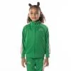 Kappa US Logo Tape Dartem Track Jacket - Green Kids 1 Kappa US Logo Tape Dartem Track Jacket - Green Kids