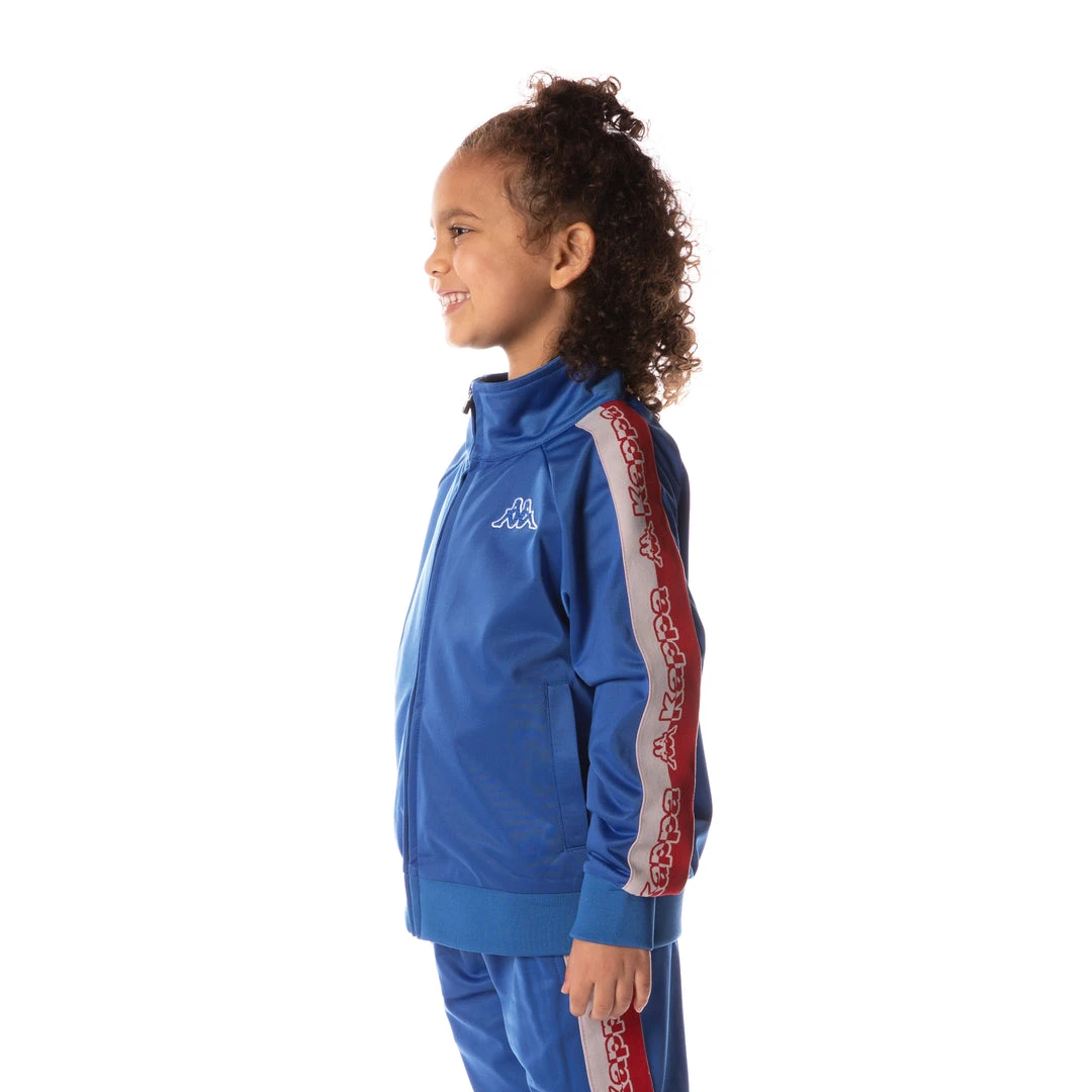 Kappa US Logo Tape Dartem Track Jacket - Blue 4 Kappa US Logo Tape Dartem Track Jacket - Blue