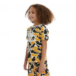 Kappa US Kids Authentic Pyllo T-Shirt - Black Smoke Light Orange