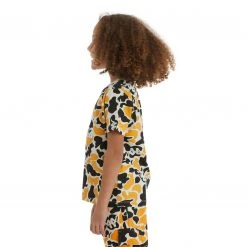 Kappa US Kids Authentic Pyllo T-Shirt - Black Smoke Light Orange