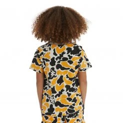 Kappa US Kids Authentic Pyllo T-Shirt - Black Smoke Light Orange