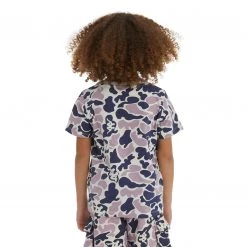 Kappa US Kids Authentic Pyllo T-Shirt - Navy Violet