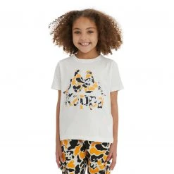 Kappa US Kids Authentic Phullo T-Shirt - Black Smoke Light Orange