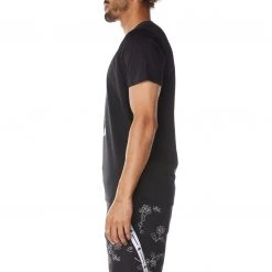 Kappa US Authentic Jpn Vitriol T-Shirt - Black Smoke