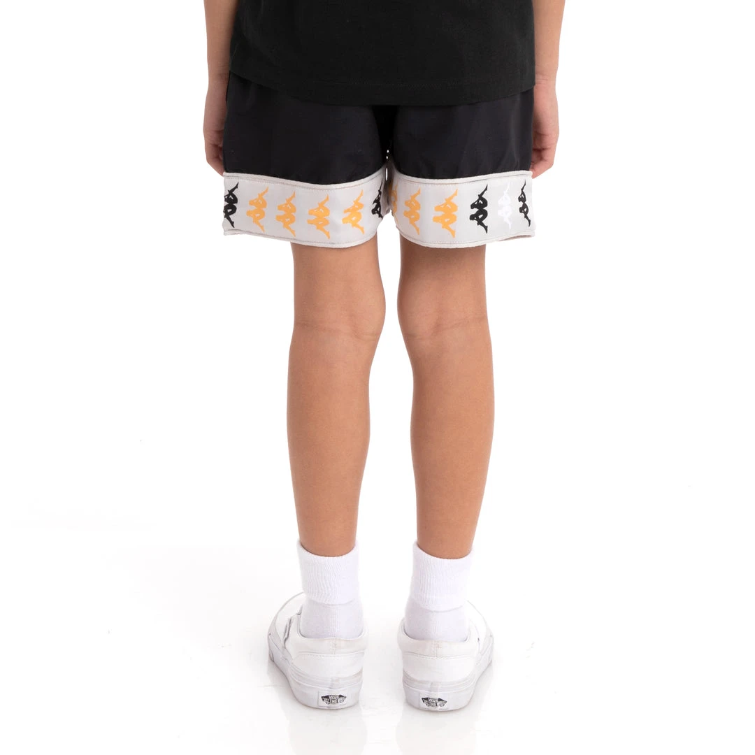Kappa US Kids 222 Banda Calabash 2 Swim Shorts - Black Smoke 6 Kappa US Kids 222 Banda Calabash 2 Swim Shorts - Black Smoke