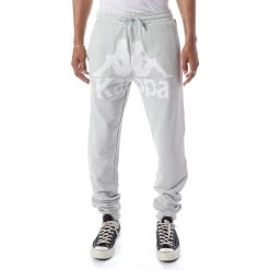 Kappa US Authentic Anvest Sweatpants - Grey White