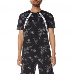 Kappa US Authentic Jpn Volfi T-Shirt - Black Smoke