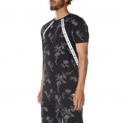 Kappa US Authentic Jpn Volfi T-Shirt - Black Smoke