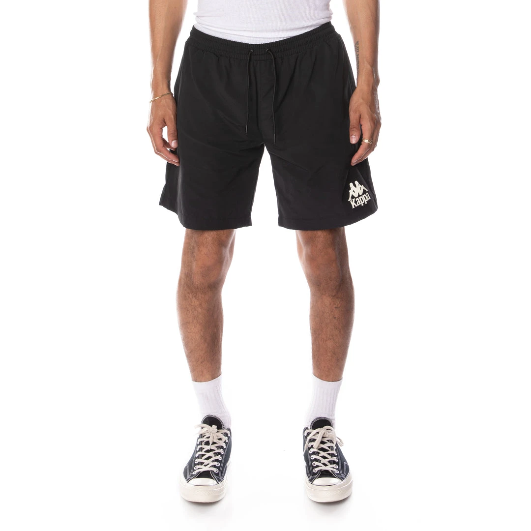 Kappa US Authentic Aflyer Shorts - Black Smoke Sand 3 Kappa US Authentic Aflyer Shorts - Black Smoke Sand