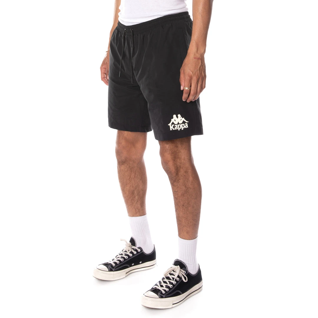 Kappa US Authentic Aflyer Shorts - Black Smoke Sand 4 Kappa US Authentic Aflyer Shorts - Black Smoke Sand