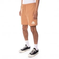 Kappa US Authentic Aflyer Shorts - Brown Sand