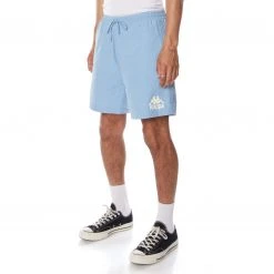 Kappa US Men Authentic Aflyer Shorts - Light Blue Sand