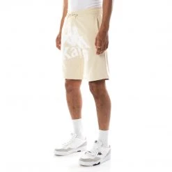 Kappa US Authentic Anjuan Shorts - Beige White