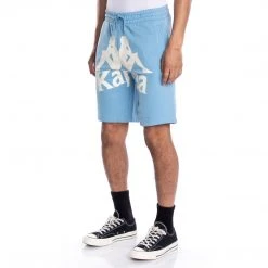 Kappa US Authentic Anjuan Shorts - Light Blue Sand
