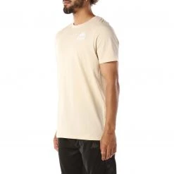 Kappa US Authentic Ables T-Shirt - Beige White