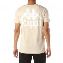 Kappa US Authentic Ables T-Shirt - Beige White