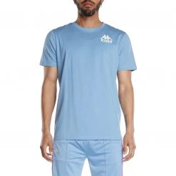 Kappa US Men Authentic Ables T-Shirt - Light Blue Sand