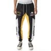 Kappa US Authentic Raikon Trackpants - Black Smoke Yellow