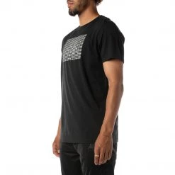 Kappa US Men Authentic Graphik Ramone T-Shirt - Black Smoke White