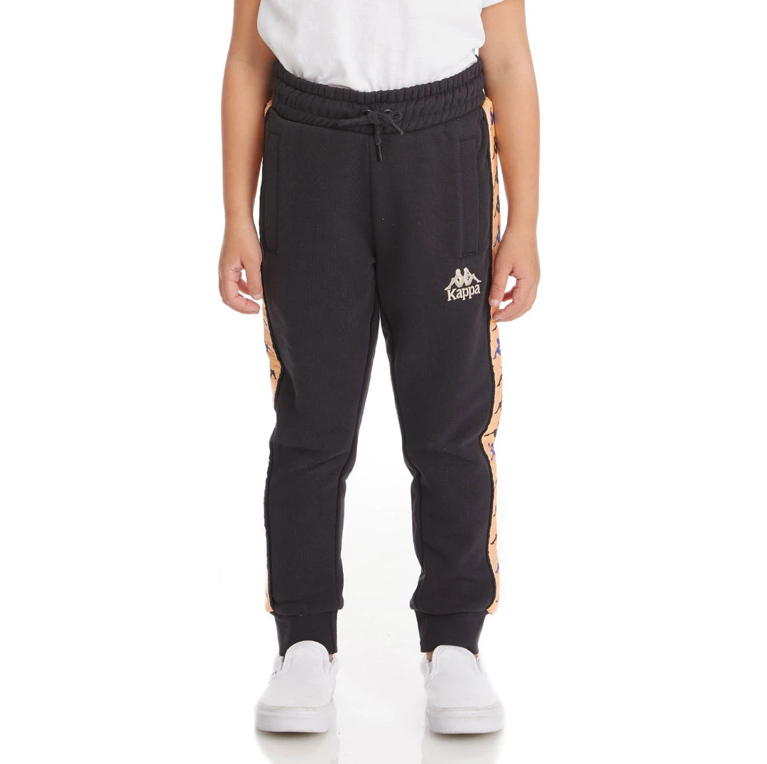Kappa US Kids 222 Banda Alanz 3 Sweatpants - Black 3 Kappa US Kids 222 Banda Alanz 3 Sweatpants - Black