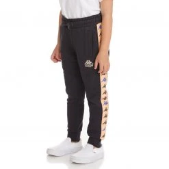 Kappa US Kids 222 Banda Alanz 3 Sweatpants - Black