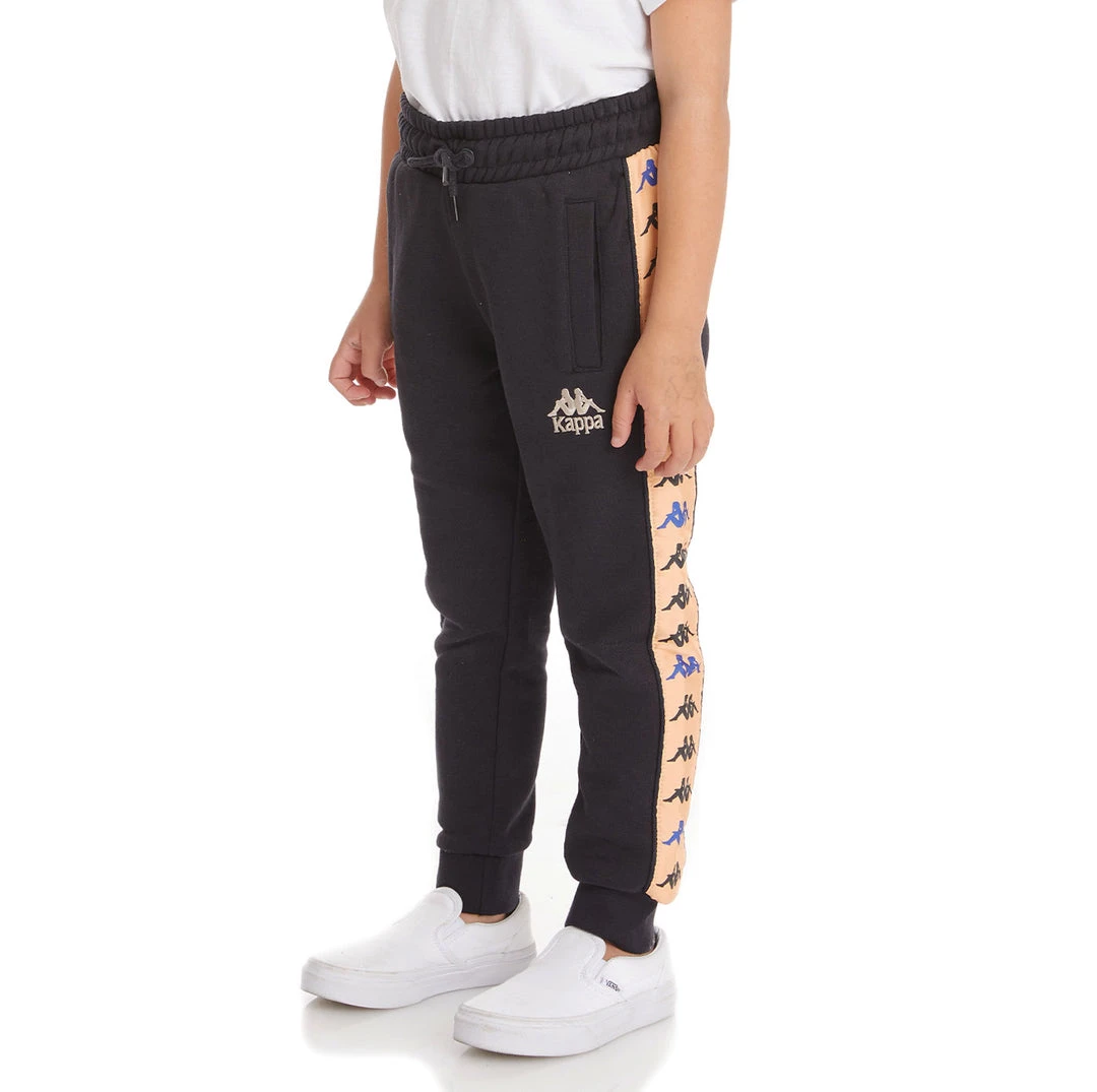 Kappa US Kids 222 Banda Alanz 3 Sweatpants - Black 4 Kappa US Kids 222 Banda Alanz 3 Sweatpants - Black