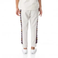 Kappa US Kids 222 Banda Alanz 3 Sweatpants - Grey Silver 9 Kappa US Kids 222 Banda Alanz 3 Sweatpants - Grey Silver