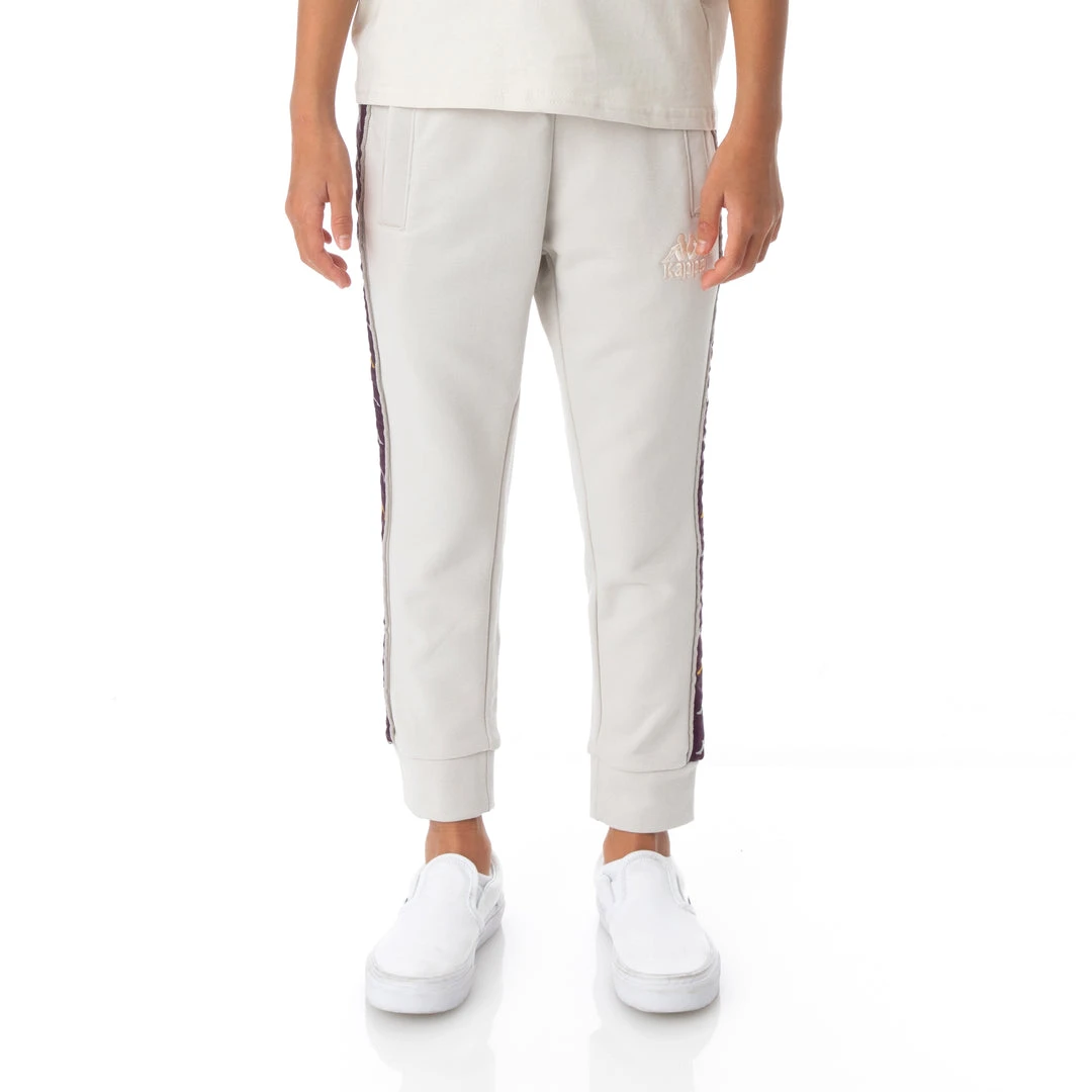 Kappa US Kids 222 Banda Alanz 3 Sweatpants - Grey Silver 3 Kappa US Kids 222 Banda Alanz 3 Sweatpants - Grey Silver