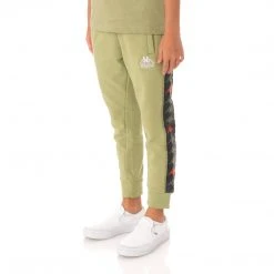 Kappa US Kids 222 Banda Alanz 3 Sweatpants - Green Salvia