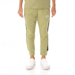 Kappa US Kids 222 Banda Alanz 3 Sweatpants - Green Salvia