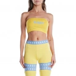 Kappa US Women Authentic Ambohidratrimo Bandeau - Yellow Light Blue