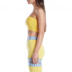 Kappa US Women Authentic Ambohidratrimo Bandeau - Yellow Light Blue