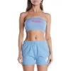 Kappa US Women Authentic Ambohidratrimo Bandeau - Light Blue Sand