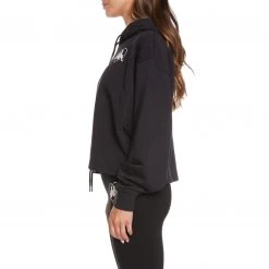 Kappa US Authentic Plock Hoodie - Black Smoke